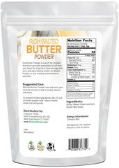 Z Natural Foods polvo en plato que revela textura fina y fácil disolución
