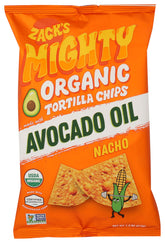 Zack's Mighty frente del empaque mostrando la bolsa y atractivo