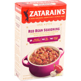 Zatarain's paquete frontal mostrando diseño y cantidad, fácil identificación