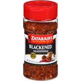 Zatarain's frasco frontal del pack de seis mostrando la marca y diseño, sabor auténtico
