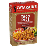 Zatarain's paquete frontal mostrando diseño y beneficio preparación rápida