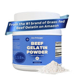 Zen Principle envase frontal de gelatina grass-fed mostrando etiqueta clara