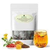 ZenVitality empaque frontal mostrando 120g y 12 bolsas, claridad del producto y marca