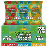 ZEST Delites paquete frontal mostrando diseño y beneficios nutritivos