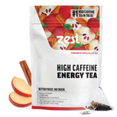 Zest frente del paquete mostrando 20 bolsitas y beneficio de energía sostenida