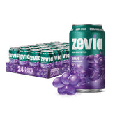 Zevia lata frontal mostrando diseño y beneficio sin azúcar