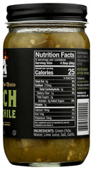 Zia Hatch Chile Company textura cercana que revela trozos tiernos y ahumados