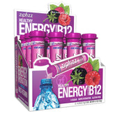 Zipfizz paquete Berry frontal mostrando sobres y marca, conveniencia portátil