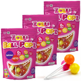 Zollipops paquete frente mostrando bolsa y marca, conveniencia para familias
