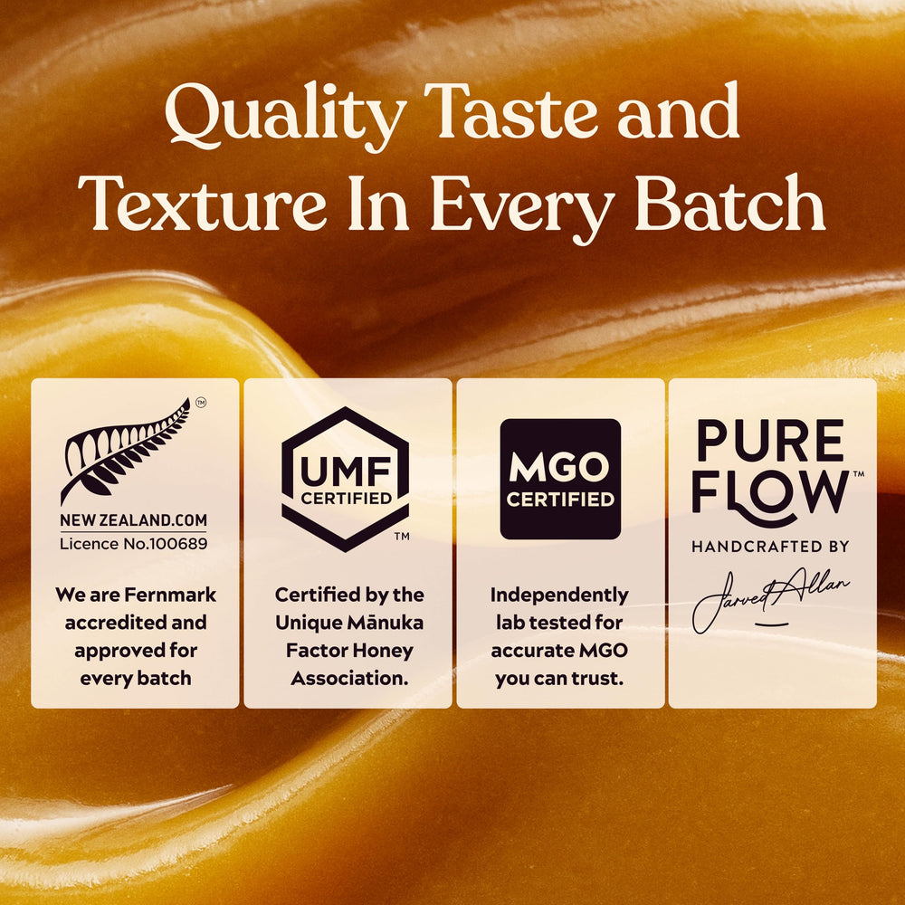 100% Pure New Zealand Honey en cocina estilo lifestyle para recetas y bienestar