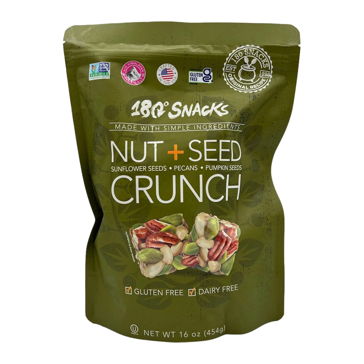 180 Snacks bolsa frontal mostrando mezcla y etiqueta, ideal para elegir snack