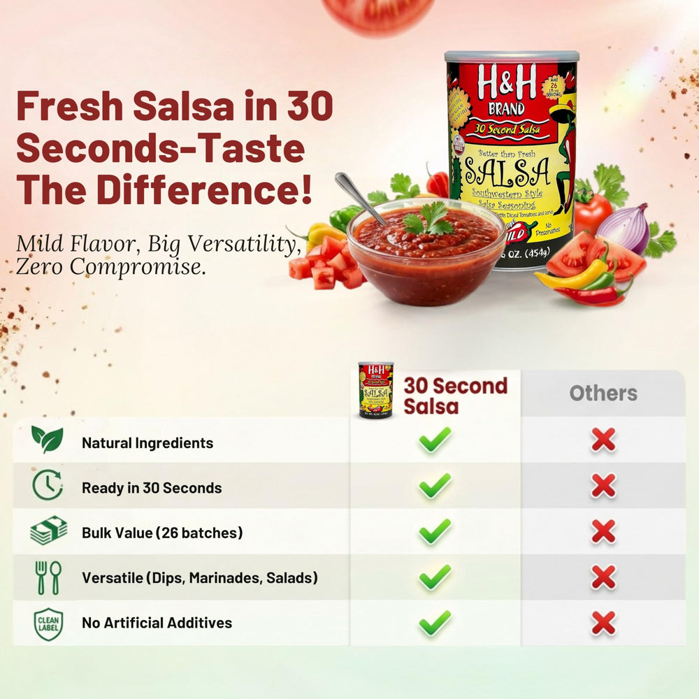 30 SECOND SALSA salsa personalizada con cilantro y lima para toque fresco