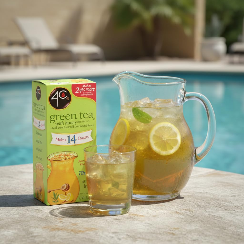 4C etiqueta y tabla nutricional mostrando vitamina C y sin azúcar