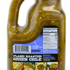505 Southwestern primer plano de chile asado a la llama destacando sabor ahumado
