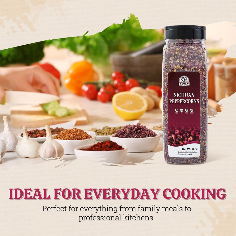 52USA granos junto a ingredientes de hot pot para infusionar