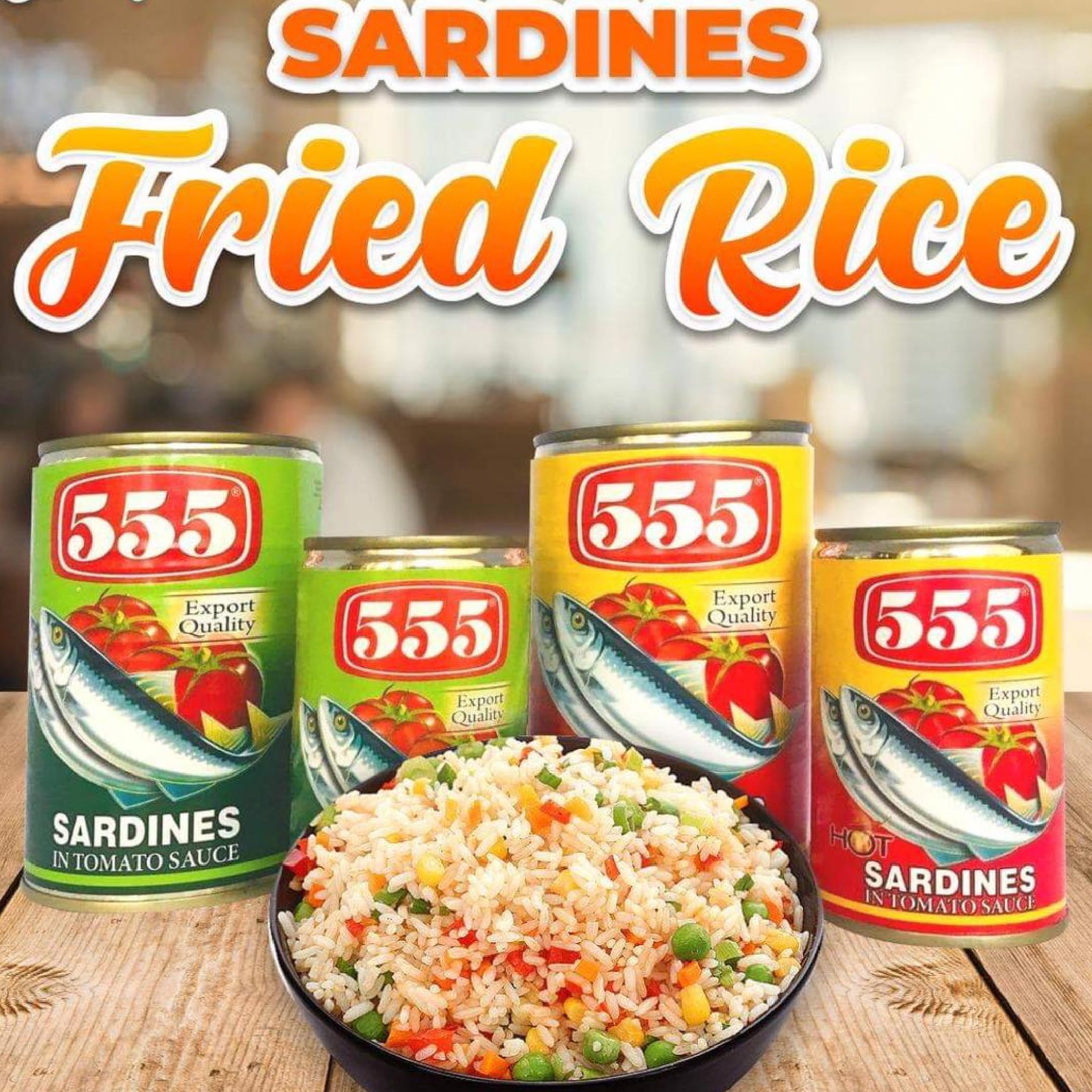 555 sardinas detalle de etiqueta con información de origen filipino