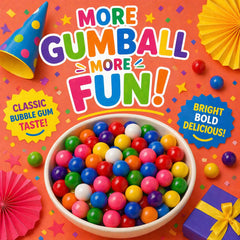 A Great Surprise gumballs dentro de máquina expendedora, ajuste perfecto y recarga fácil