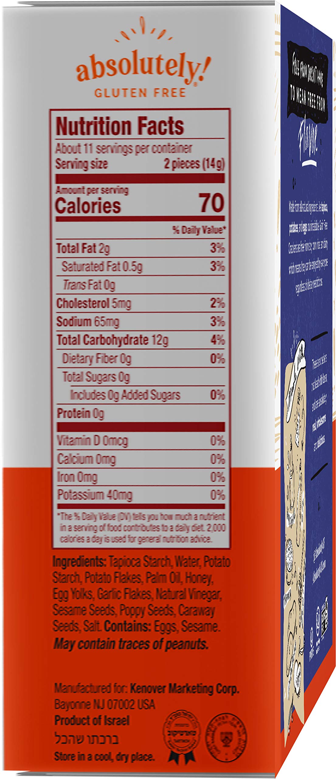 Absolutely flatbread comparación en mano mostrando tamaño y porción práctica