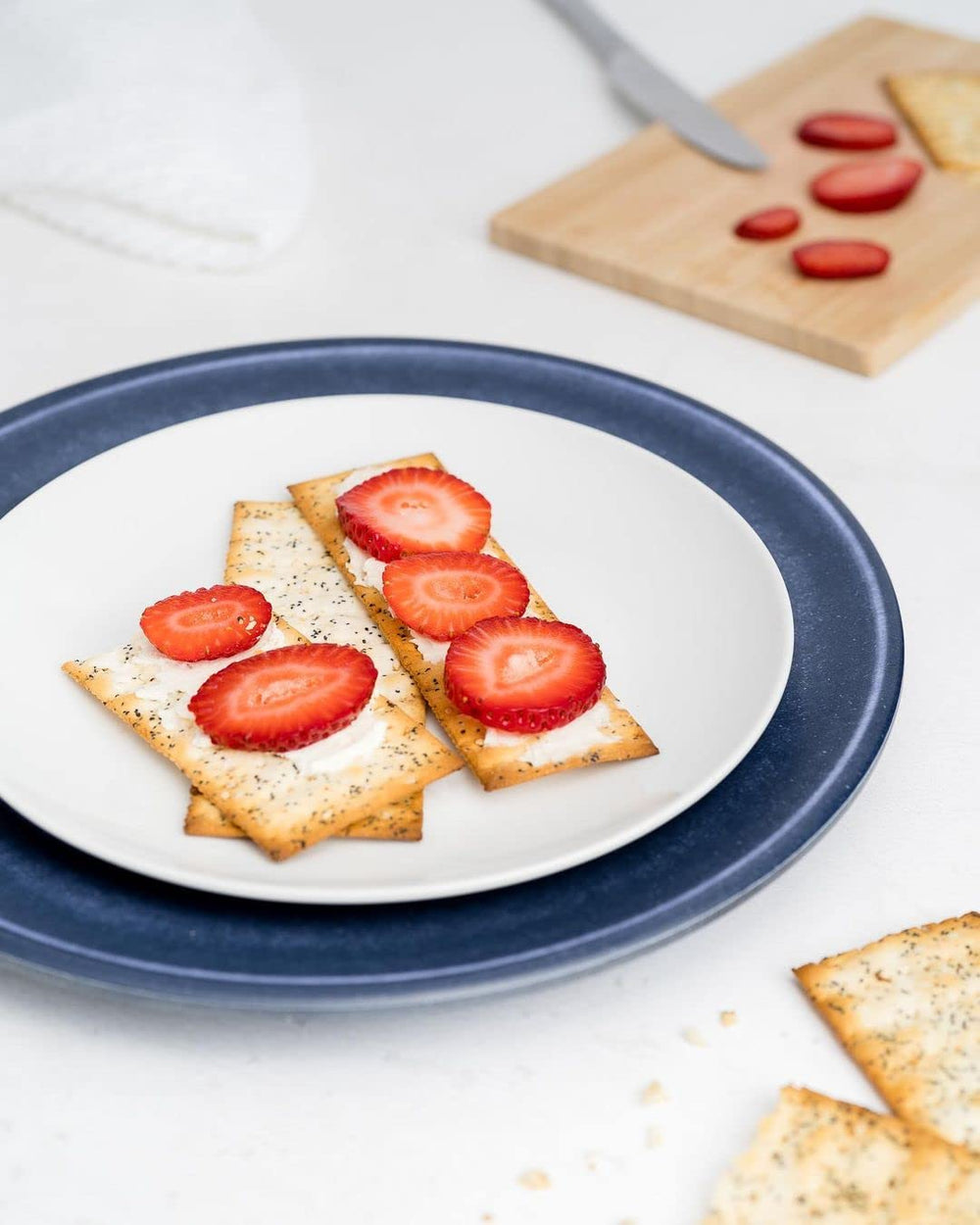 Absolutely flatbread con toppings listo para servir y generar ideas de uso