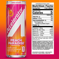Accelerator pack de 12 latas Peach Paradise ideal para stock