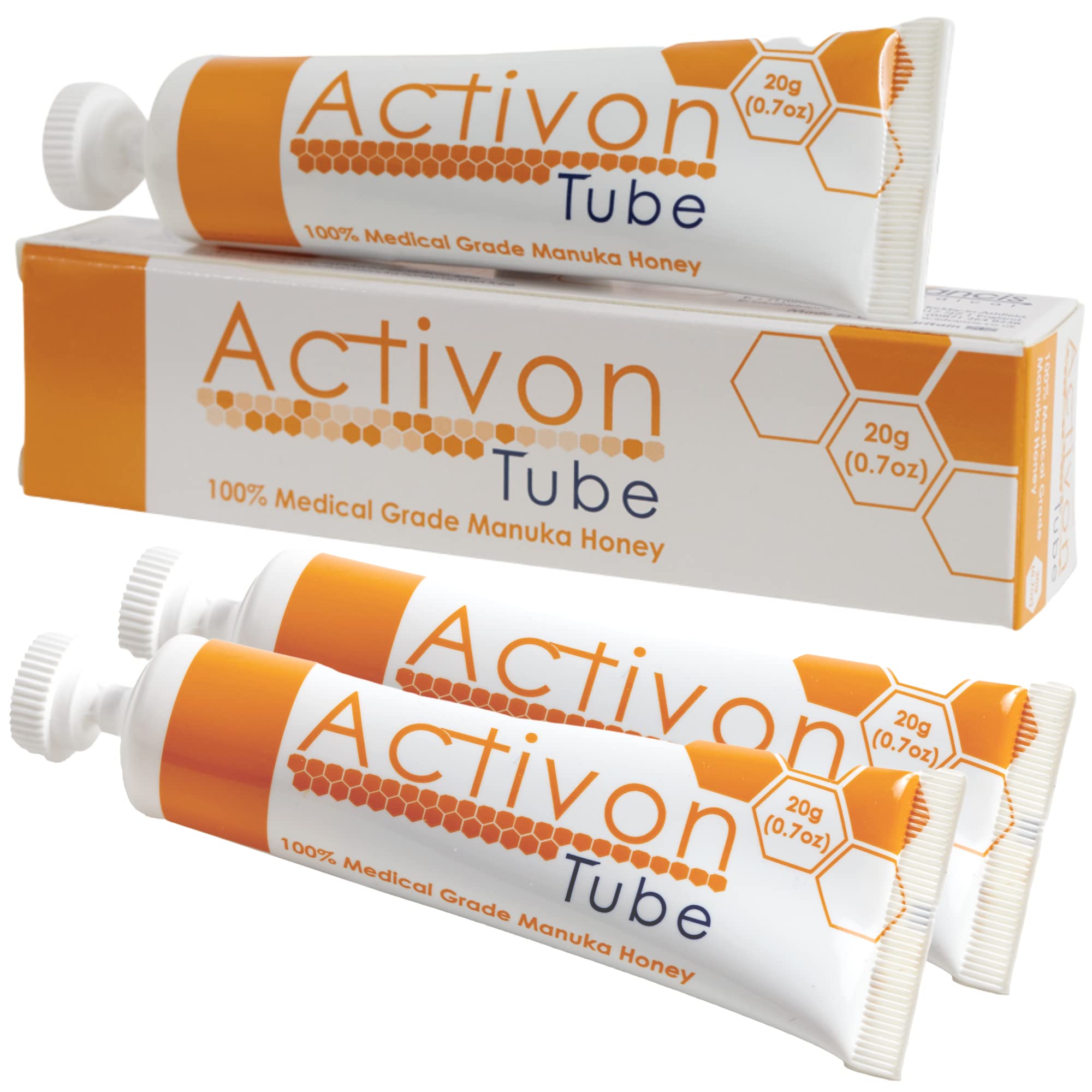 ActivOn tubo frontal pack de tres, presentación práctica y esterilizada