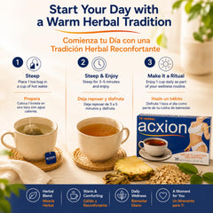acxion detalle de hojas de té verde y pu-erh secas, muestra calidad de ingredientes