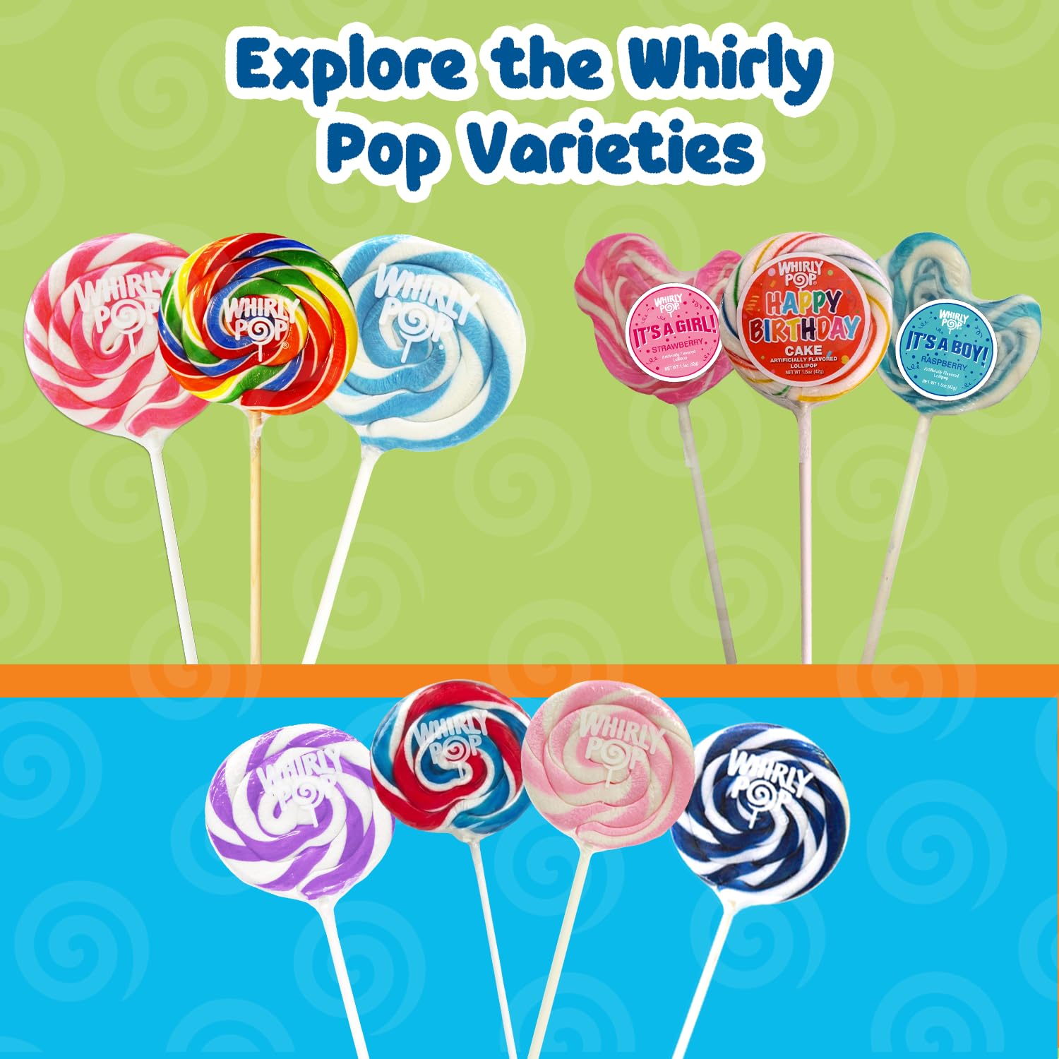 Adams & Brooks Whirly Pop en ambiente de fiesta, añade color festivo