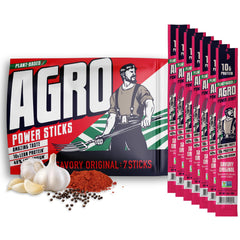 AGRO bolsa frente mostrando 7 barritas y conveniencia para llevar