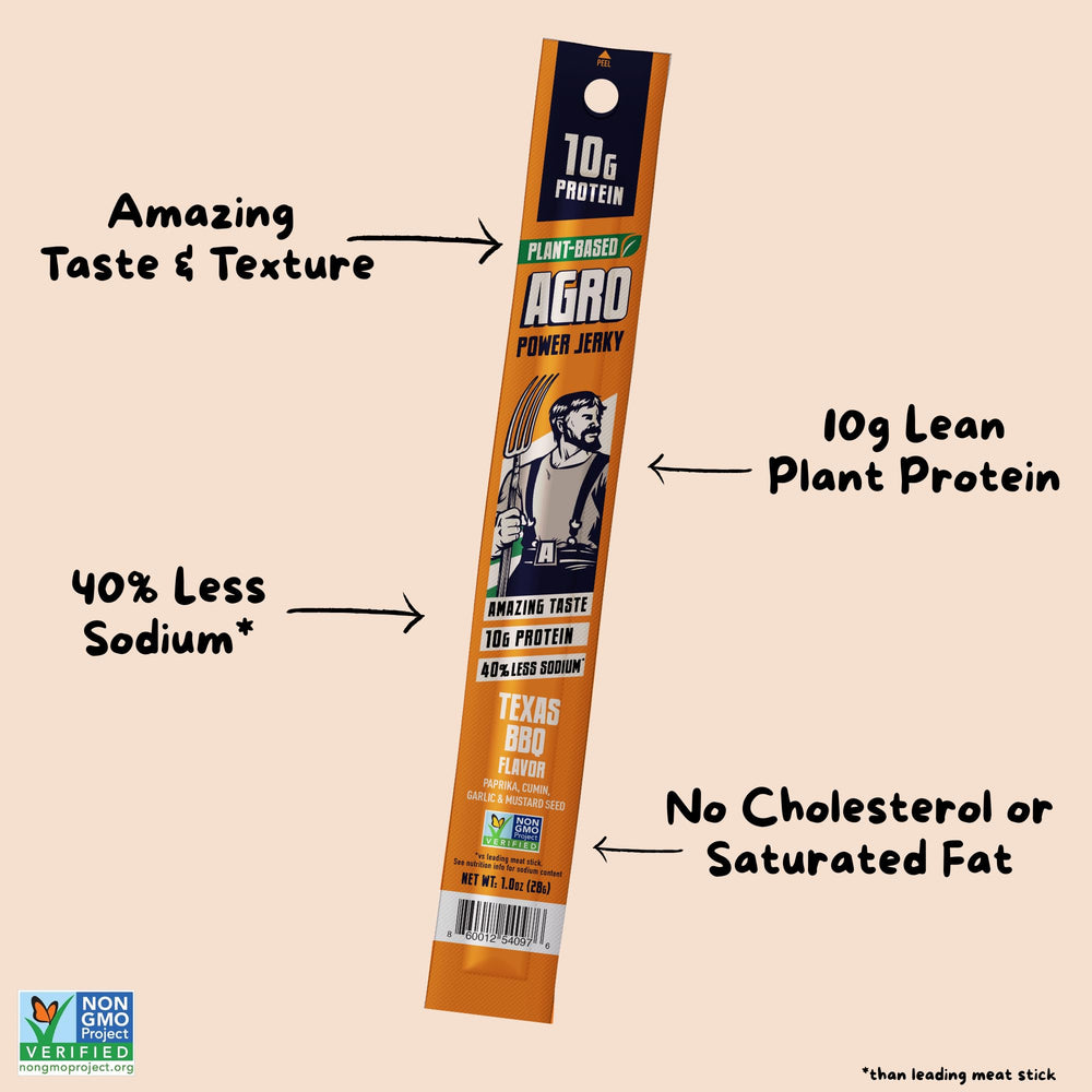 AGRO primer plano textura del palito vegano con aspecto masticable