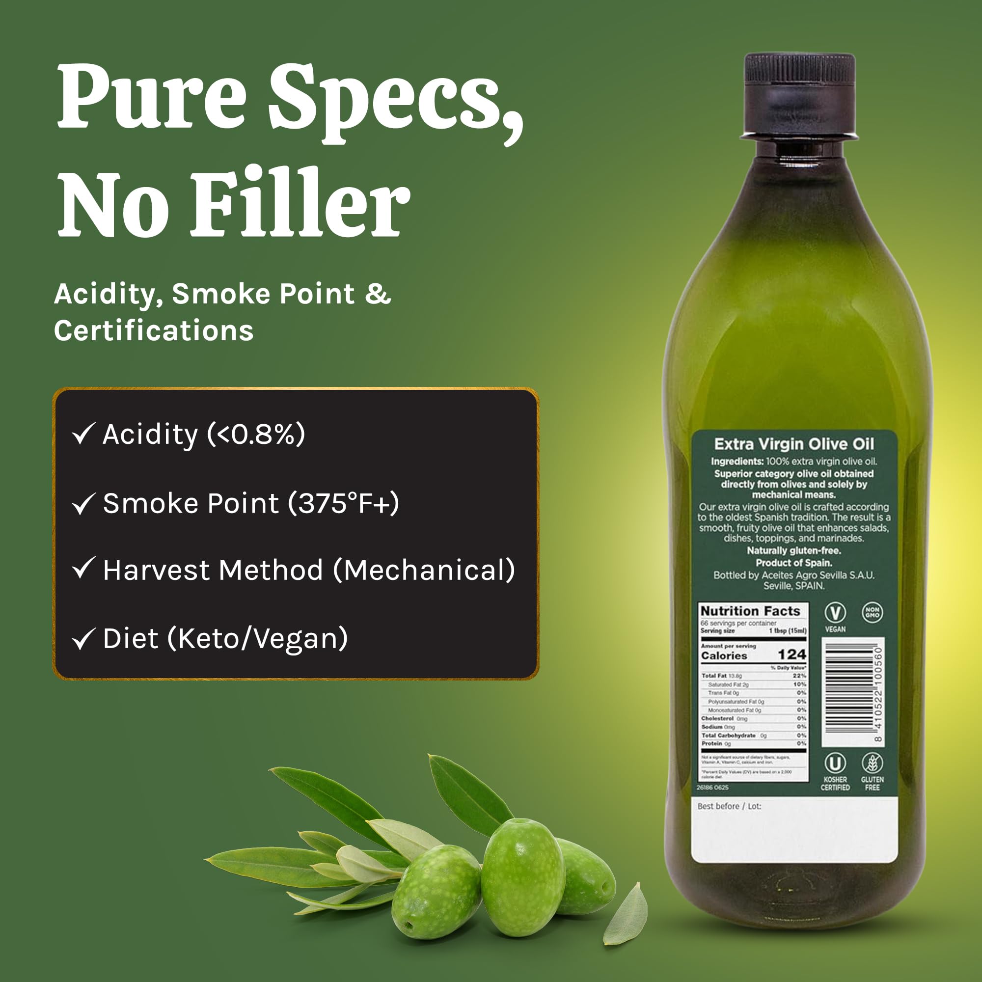 Agrosevilla aceitunas Picual Hojiblanca Arbequina mostrando origen