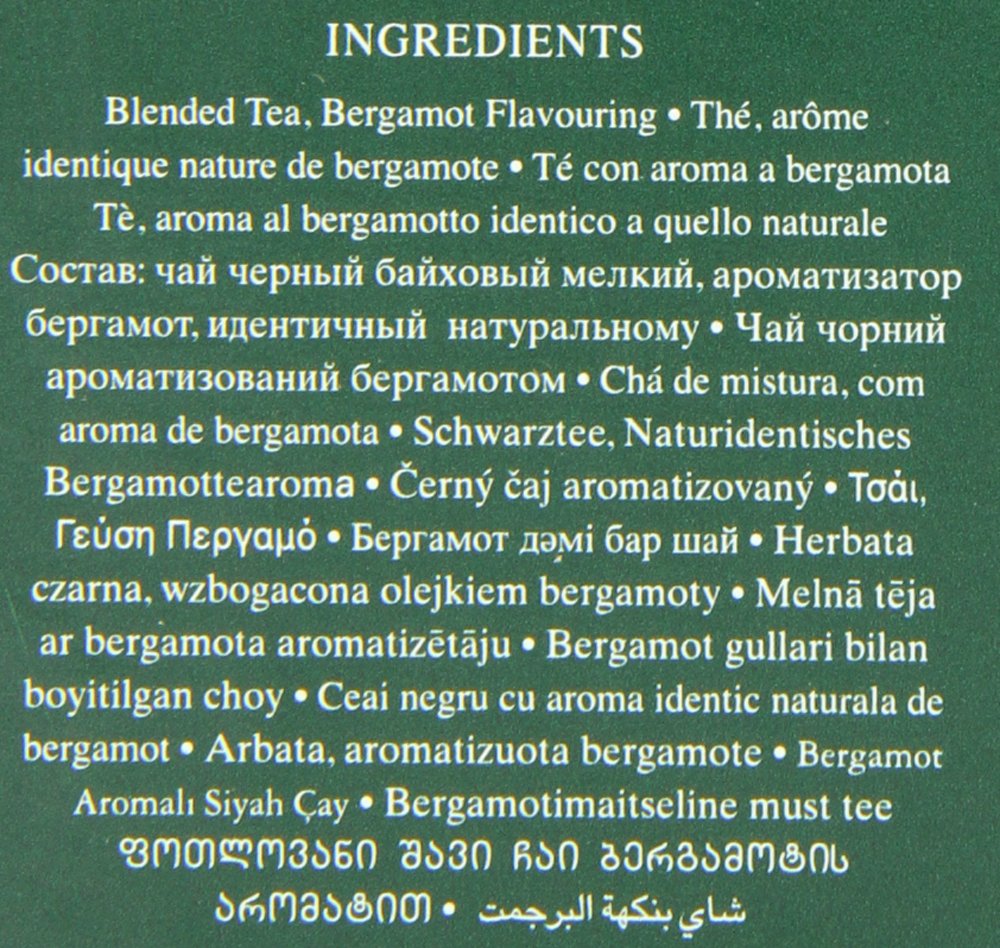 Ahmad Tea detalle de bolsita en sobre de papel que resguarda aroma
