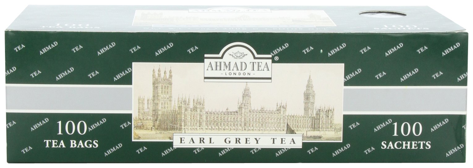 Ahmad Tea hojas secas de té negro antes de infusionar para sabor intenso
