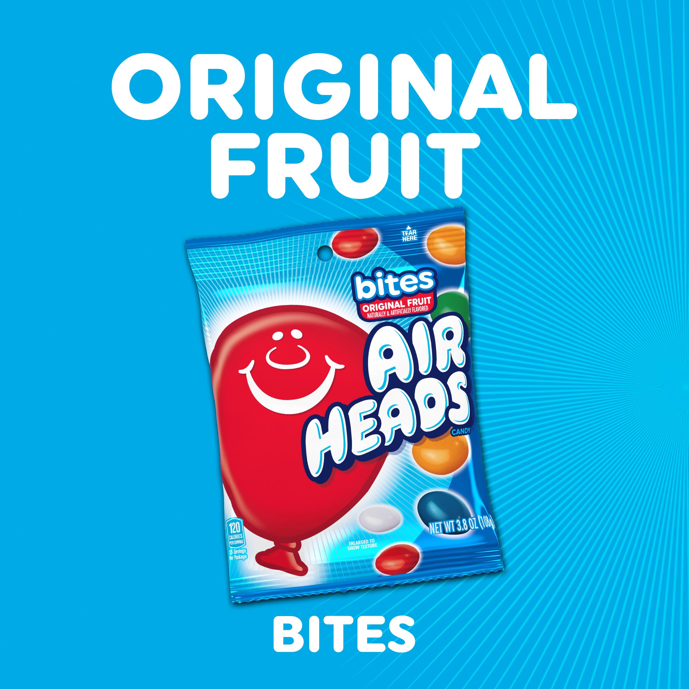 Airheads detalle de textura masticable ofreciendo experiencia placentera