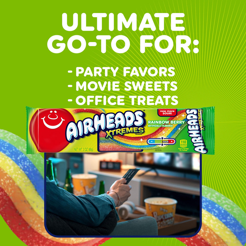 Airheads detalle de colores en las cintas que atraen visualmente