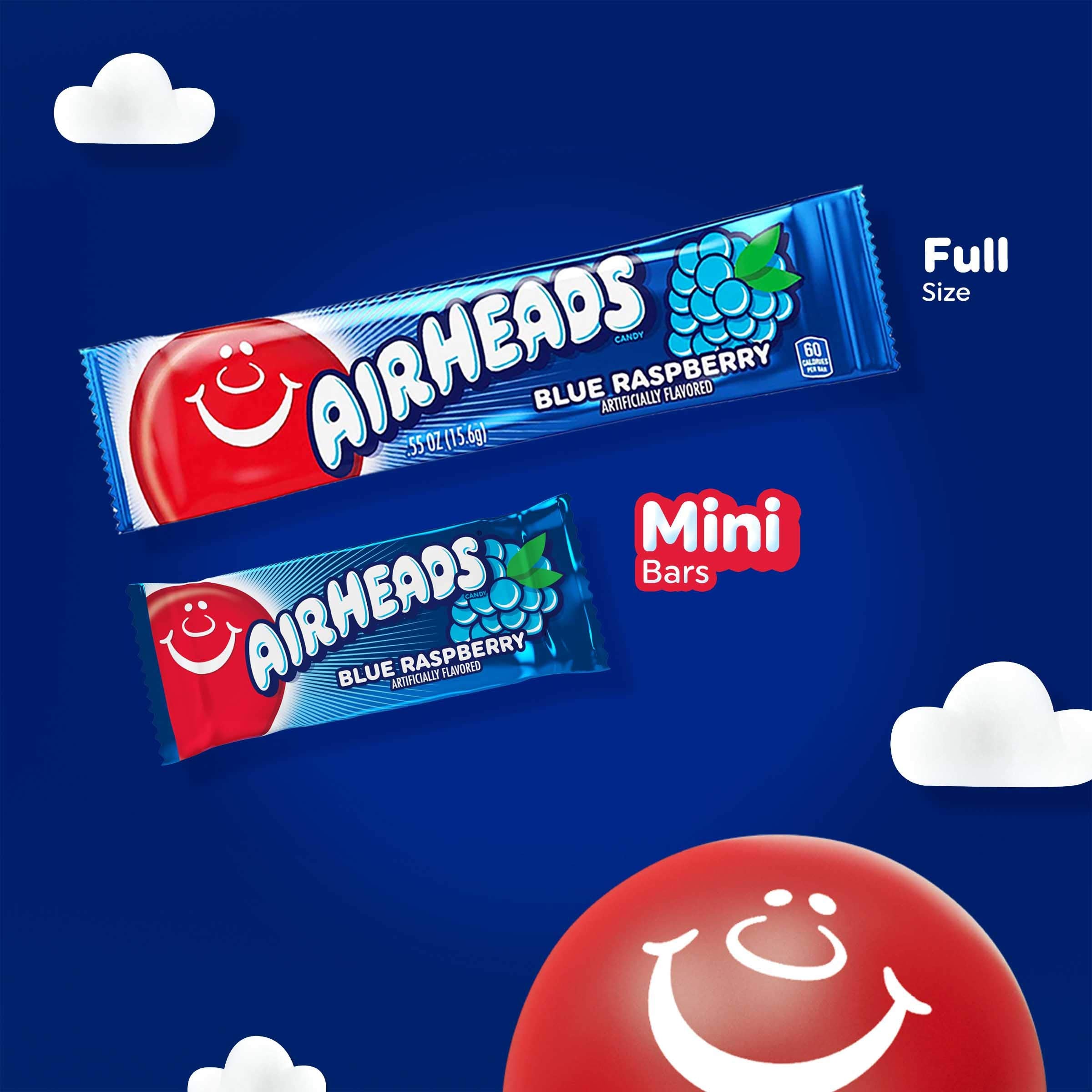 Airheads colocados en bowl de concesión listos para servir en eventos