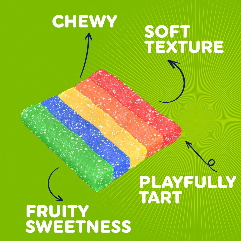 Airheads etiqueta de ingredientes destacando ausencia de frutos secos y confianza
