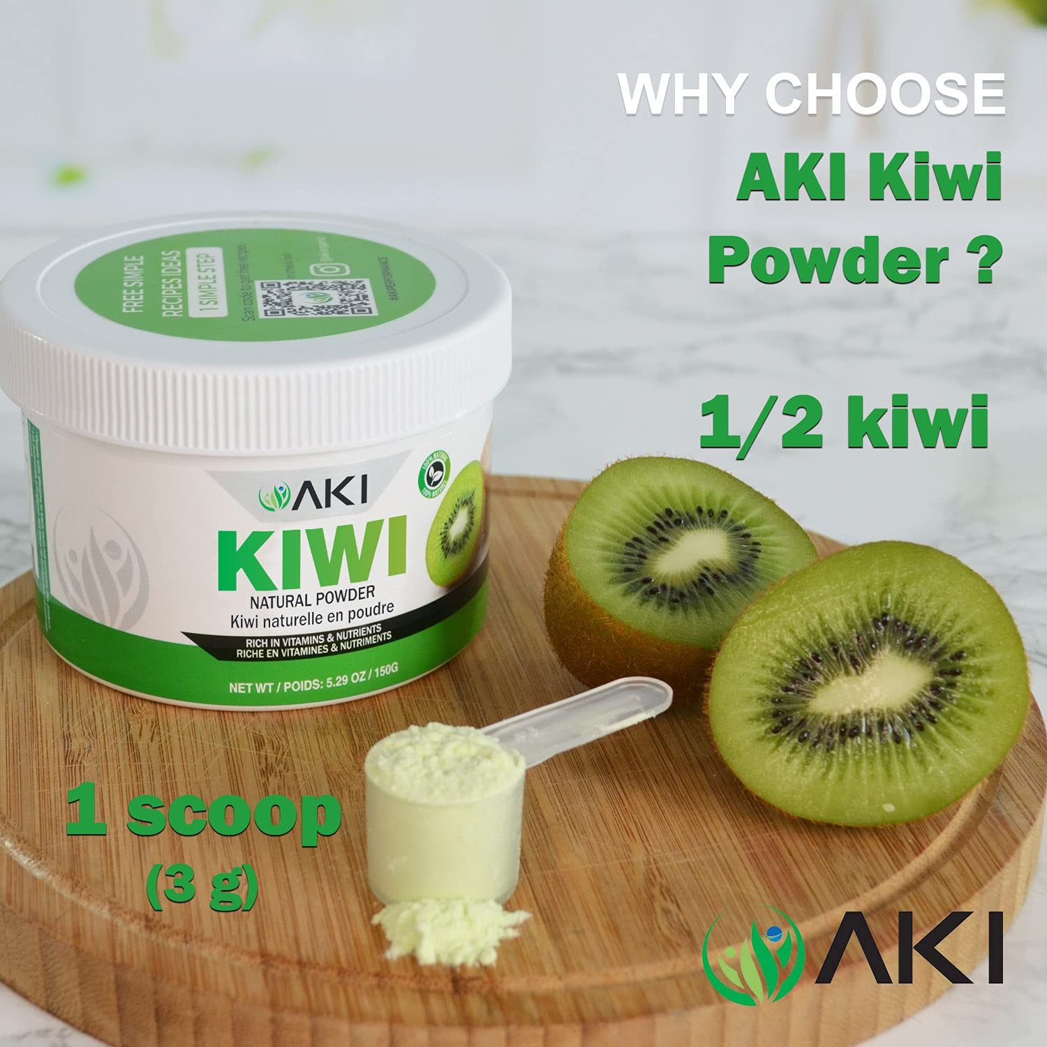 AKI ORGANIC muffins con polvo de kiwi destacan aroma y sabor frutal