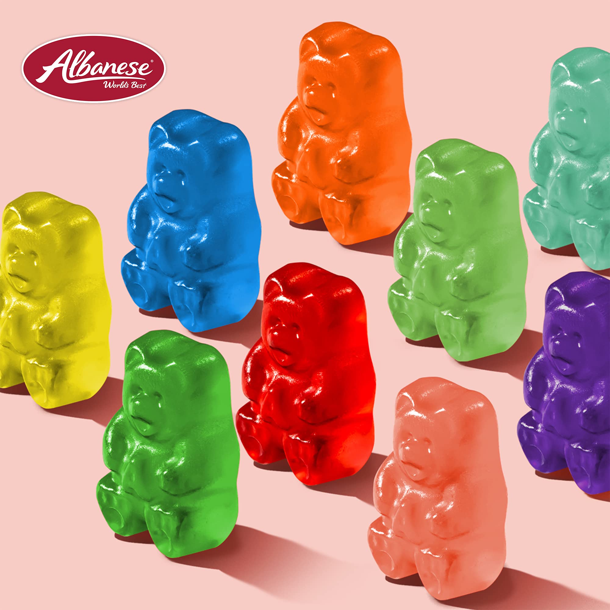 Mesa de dulces con Albanese, ambiente invitante y presentación para reuniones