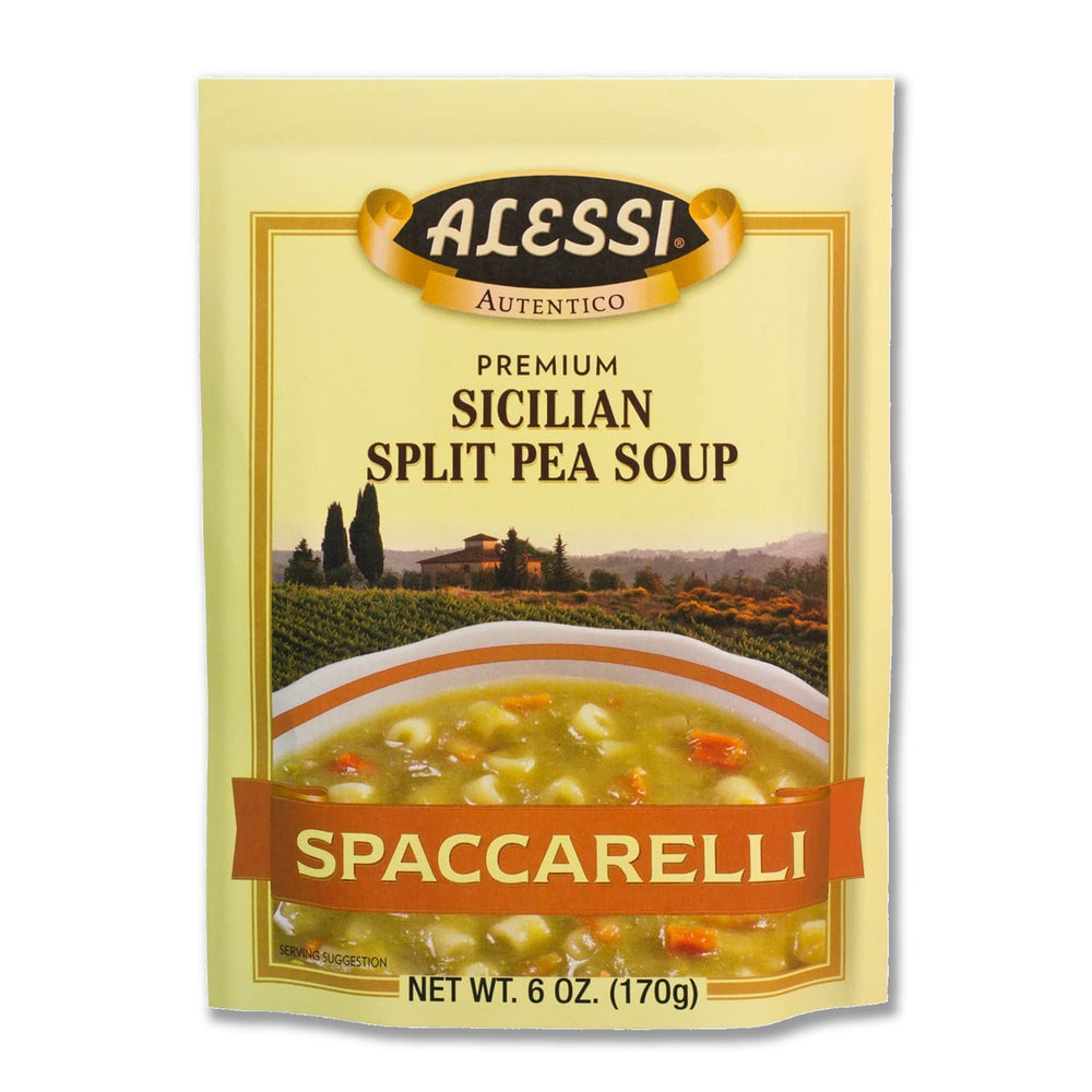 Alessi paquete frente mostrando la mezcla siciliana y conveniencia