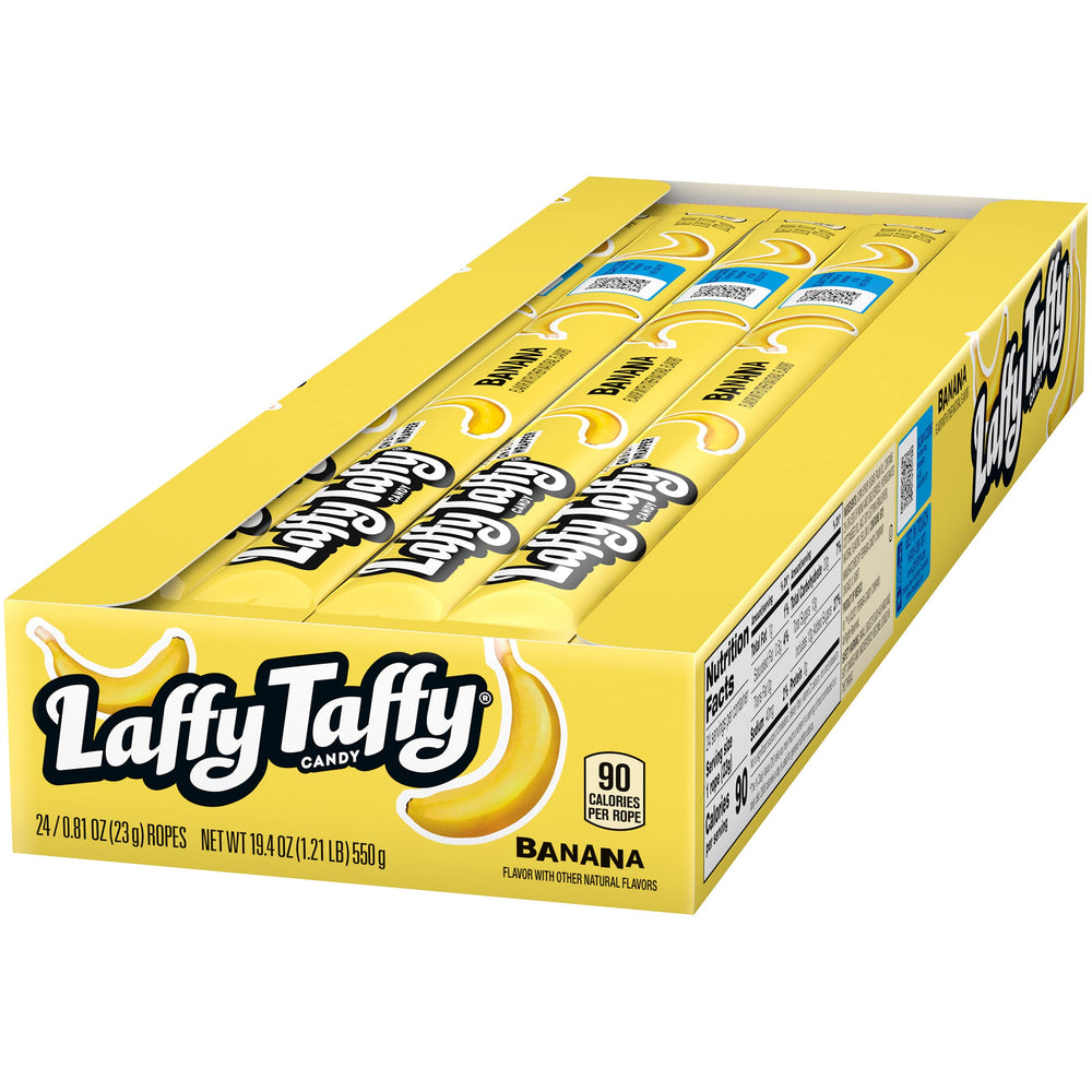 All City Candy cuerda Laffy Taffy en mano muestra tamaño práctico para snacks