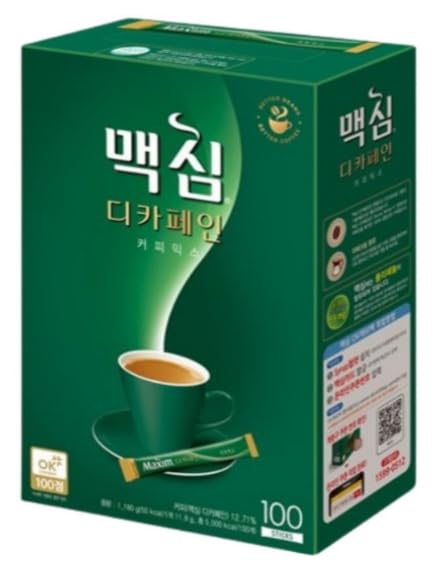 Alliving Maxim envase frontal con 100 sobres, solución práctica para café descafeinado