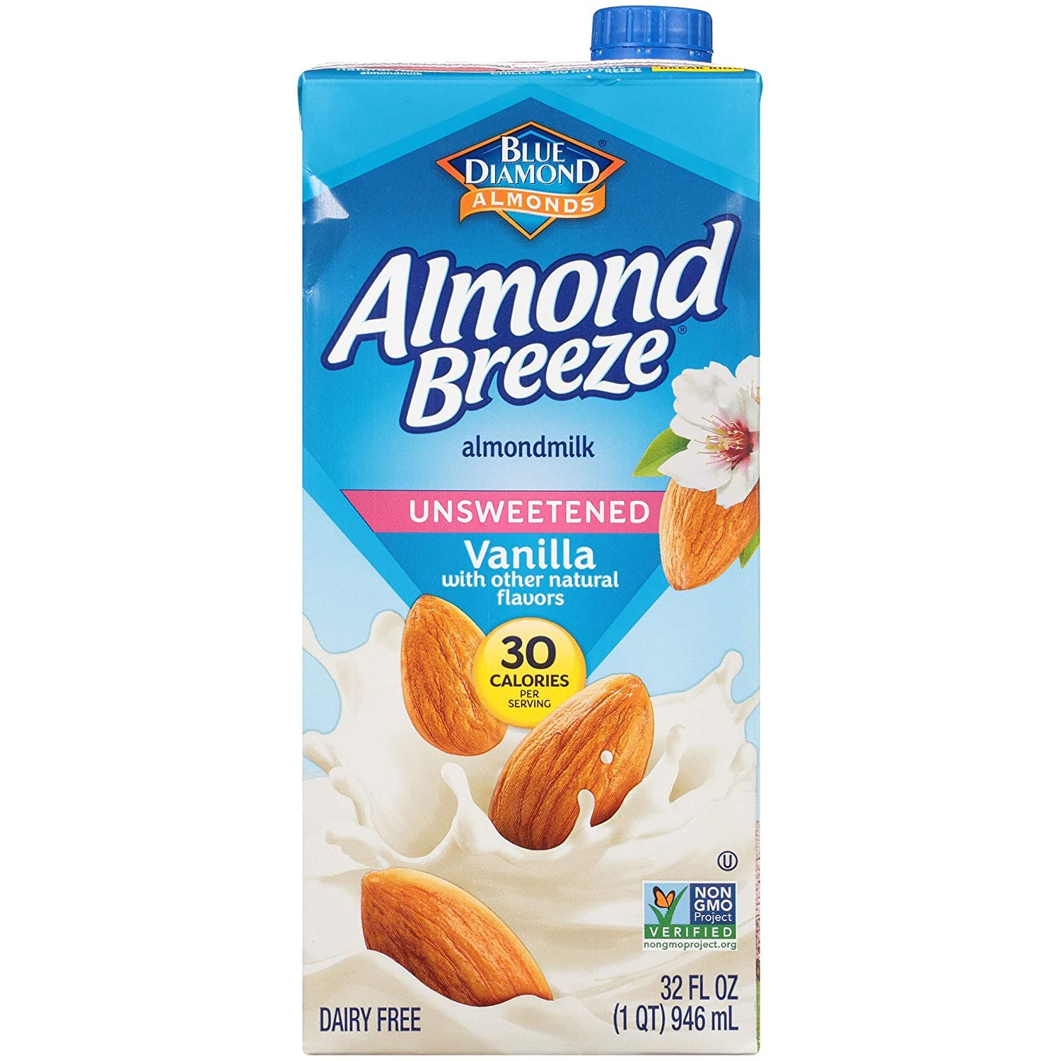 Almond Breeze junto a cereal y avena mostrando su uso en desayunos