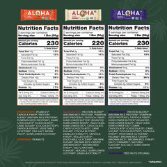ALOHA barrita cortada mostrando interior rico y nutritivo