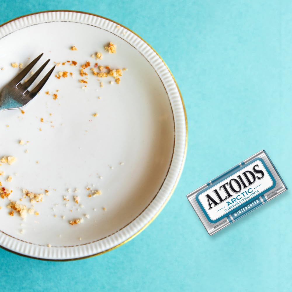 Altoids comparación de tamaño junto a llaves para escala práctica