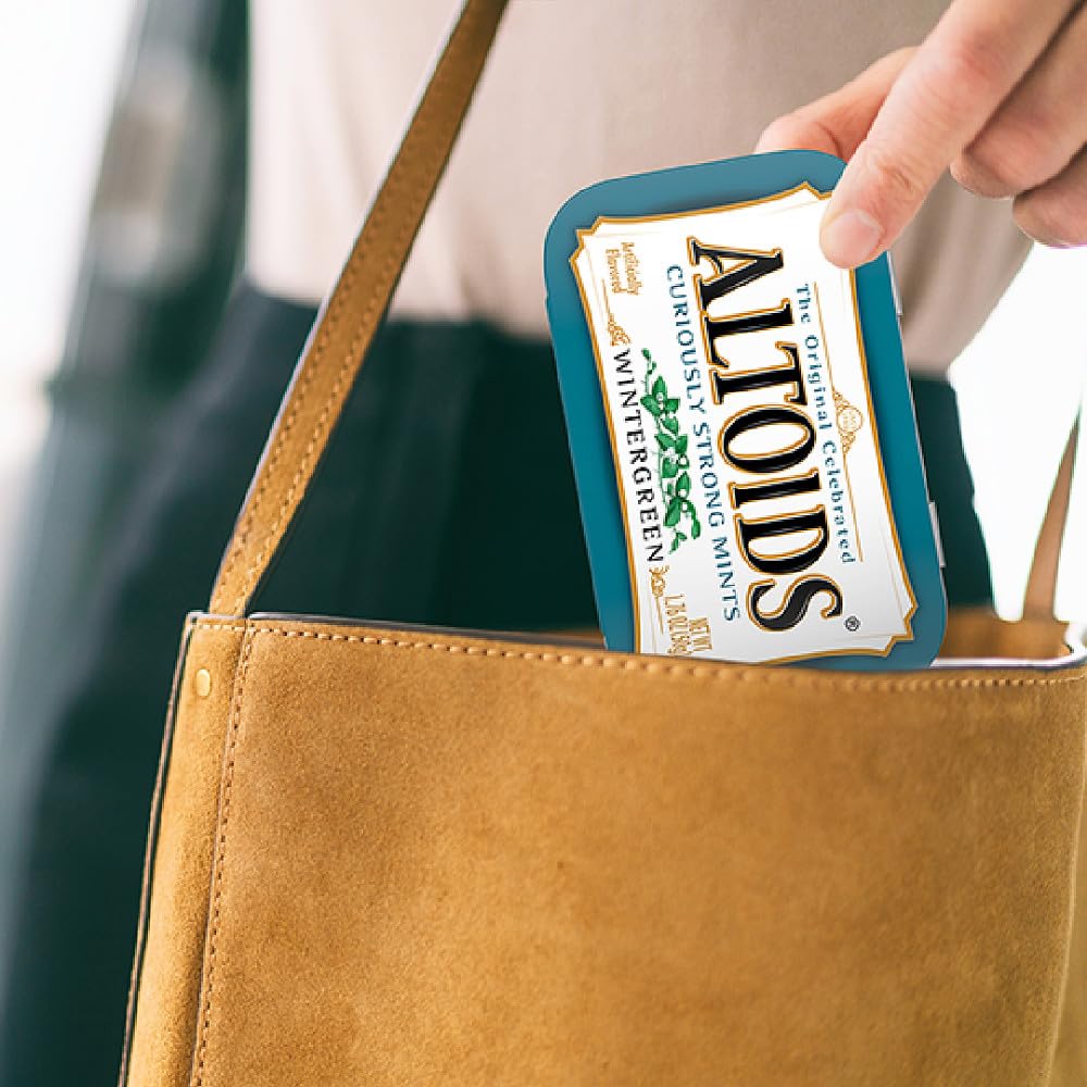 Altoids detalle de etiqueta con información y aspecto fiable