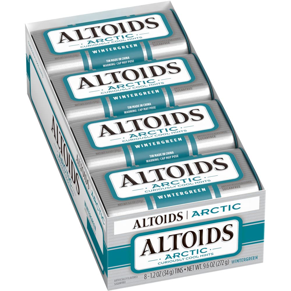 Altoids lata frente mostrando diseño y portabilidad