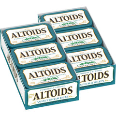 Altoids lata frontal mostrando el diseño clásico y conveniencia