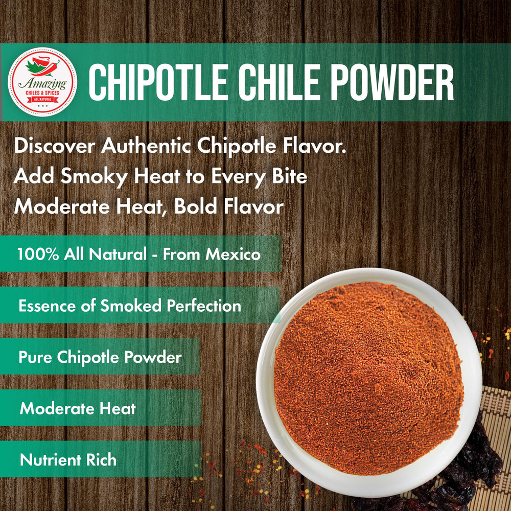 Amazing Chiles & Spices cucharada de chipotle lista para sazonar carnes