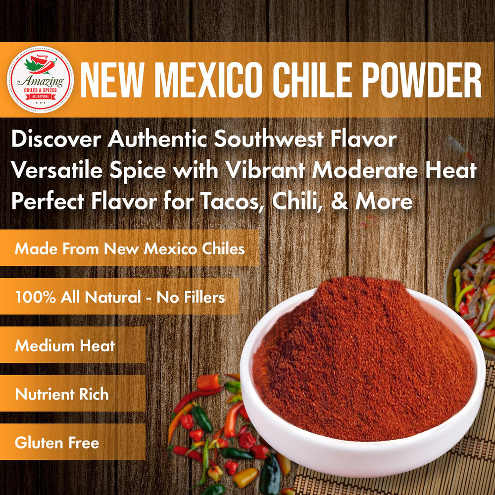 Amazing Chiles & Spices cuchara con polvo, facilita dosificación precisa en recetas