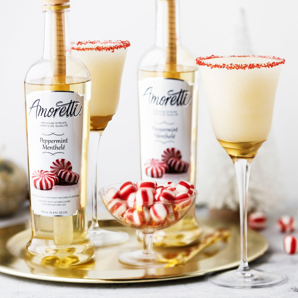 Amoretti etiqueta del producto con información de ingredientes y beneficios